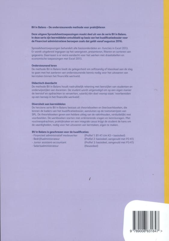 Achterkant van Werkboek