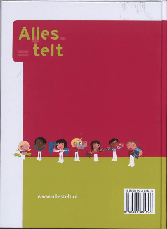 Achterkant van Alles telt-2e dr Leerlingenboek 3A