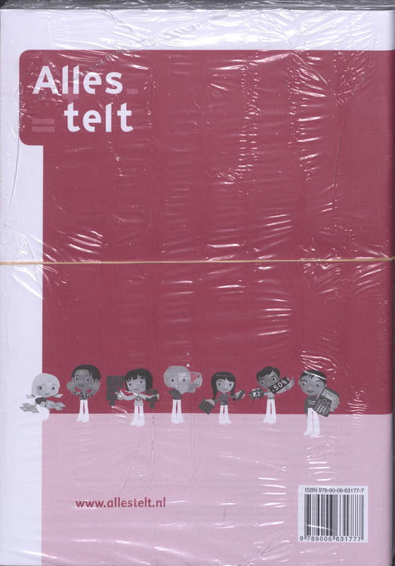 Achterkant van Werkschrift (set a 5 ex)