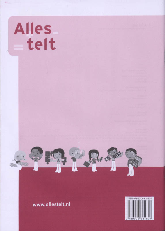 Achterkant van Alles telt-2e dr Maatschrift 3 blok 1+2