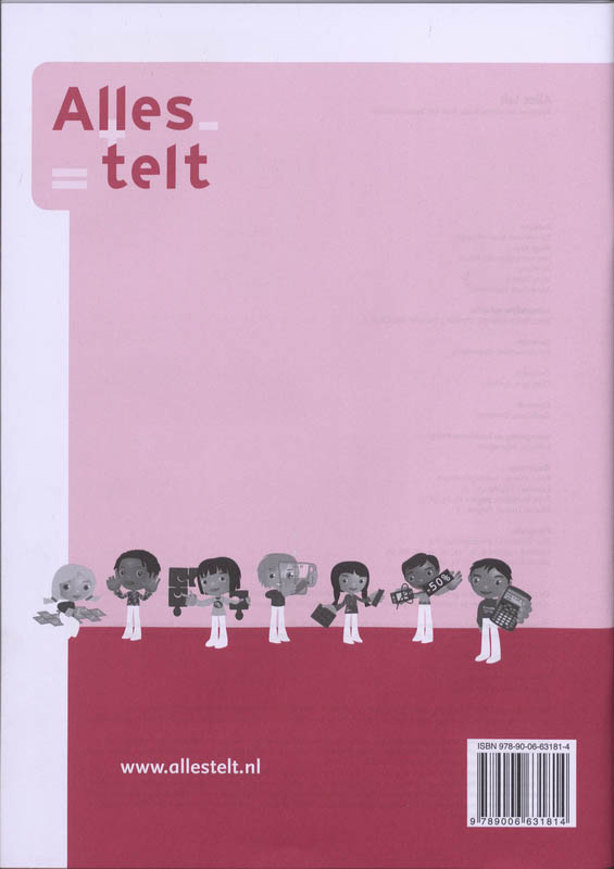 Achterkant van Alles telt-2e dr Maatschrift 3 blok 3+4