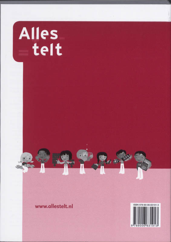 Achterkant van Alles telt-2e dr Antwbk 3A Leerlbk+Werkschr