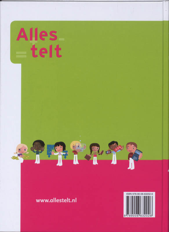 Achterkant van Alles telt-2e dr Leerlingenboek 4A