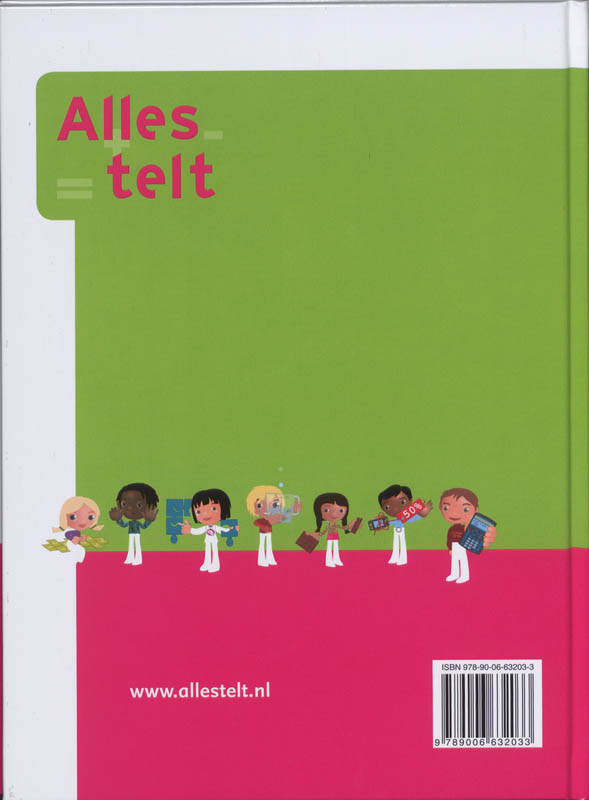 Achterkant van Alles telt-2e dr Leerlingenboek 4B