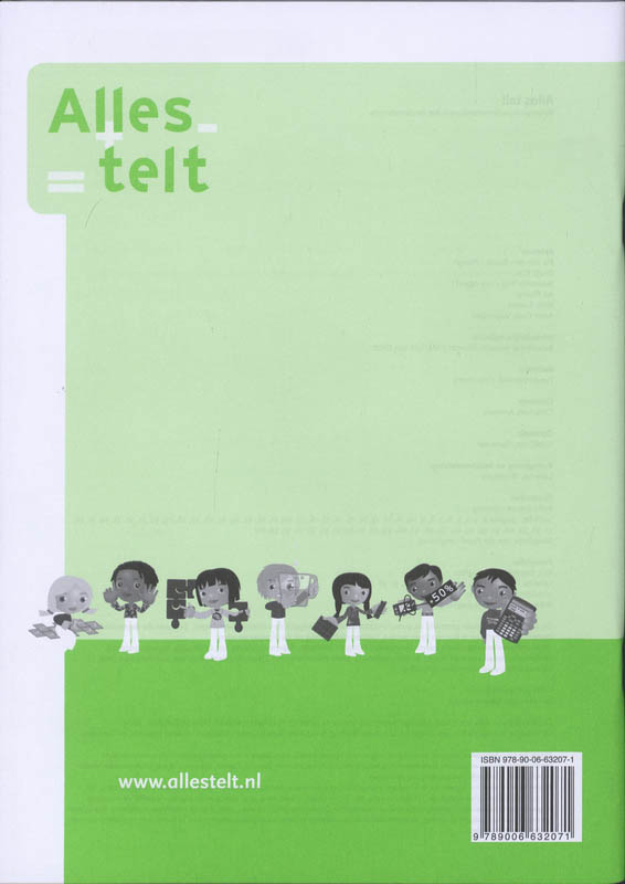 Achterkant van Alles telt-2e dr Maatschrift 4 blok 1+2