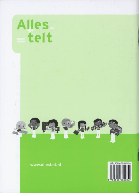 Achterkant van Alles telt-2e dr Antwoordenboek 4 Plusschrift