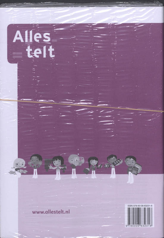 Achterkant van Alles telt-2e dr Werkschrift 5 (set a 5 ex)
