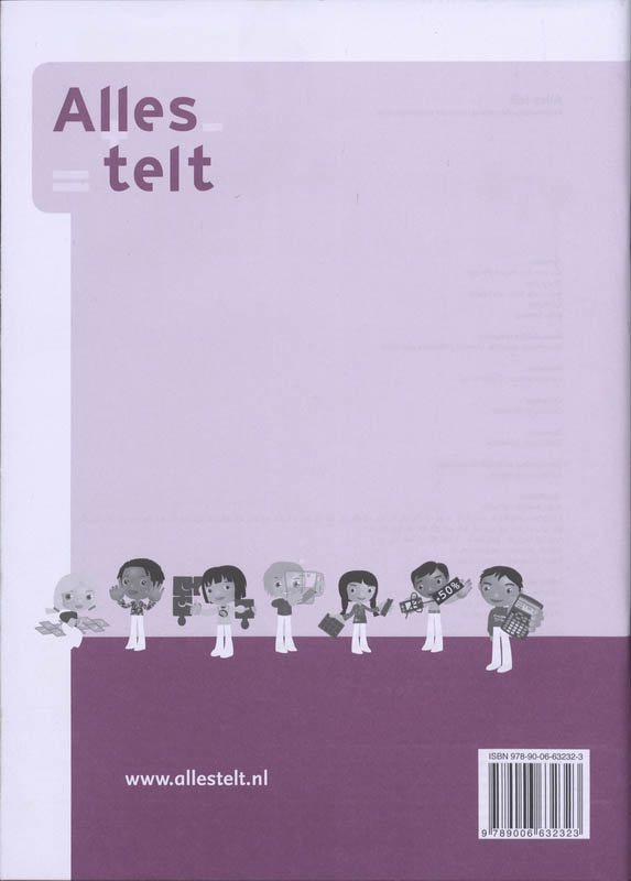 Achterkant van Alles telt-2e dr Maatschrift 5 blok 1+2