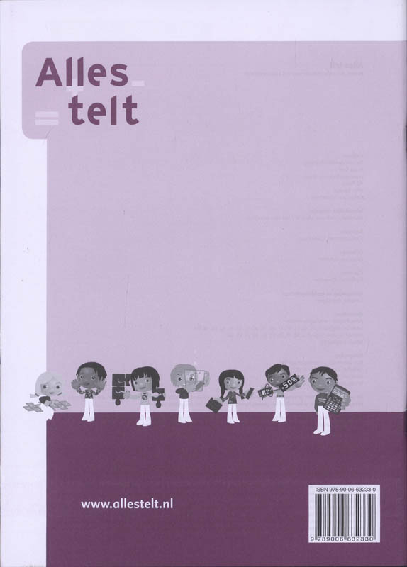 Achterkant van Alles telt-2e dr Maatschrift 5 blok 3+4