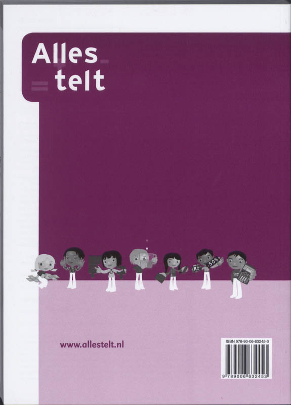 Achterkant van Alles telt-2e dr Antwbk 5A Leerlbk+Werkschr