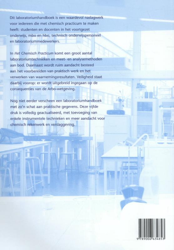 Achterkant van Het chemisch practicum