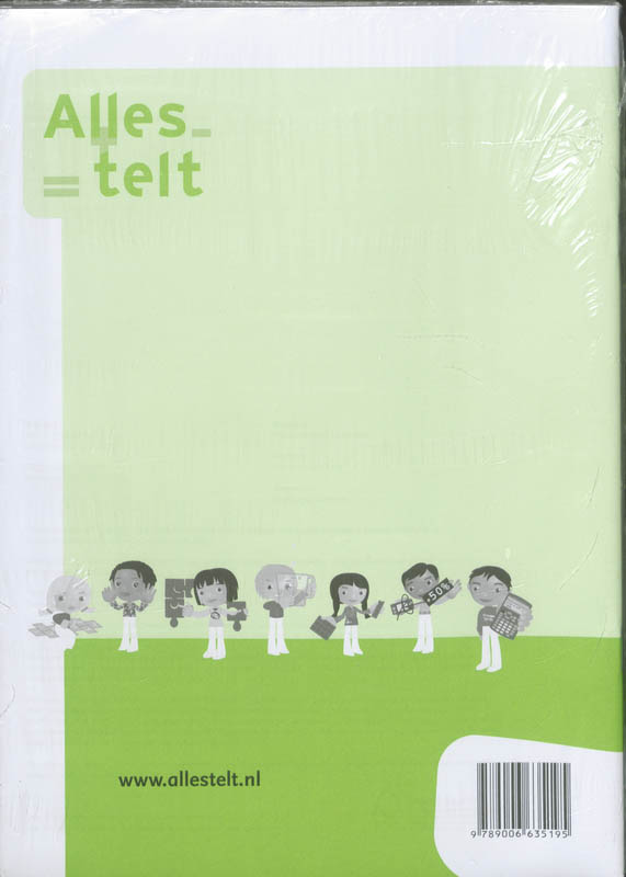 Achterkant van Alles telt 8 toetsboekjes 5x