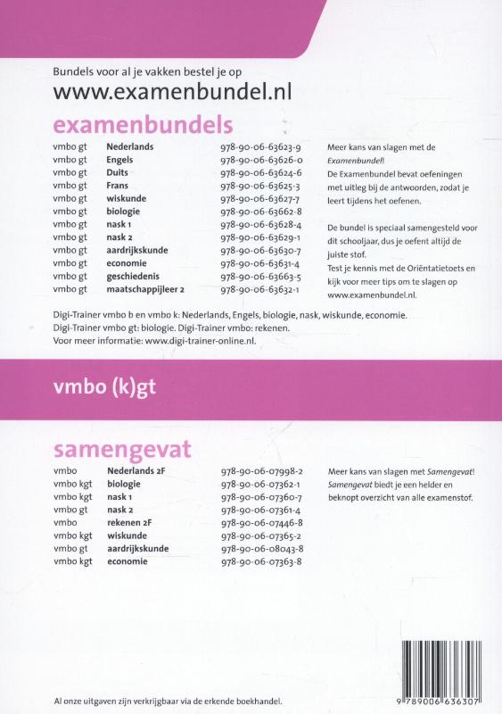Achterkant van vmbo-(k)gt aardrijkskunde 2015/2016