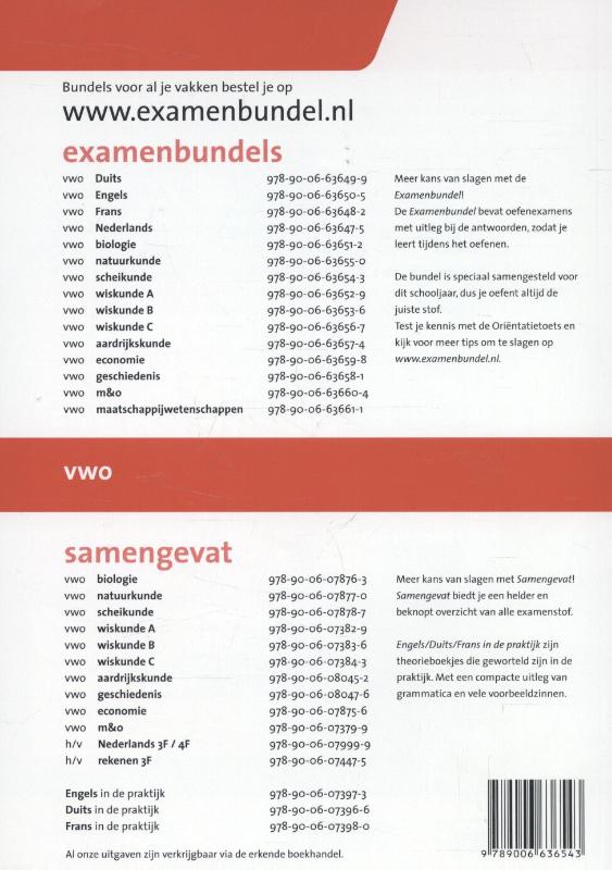 Achterkant van vwo scheikunde 2015/2016