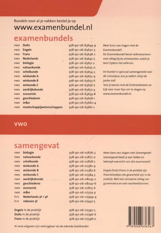 Achterkant van 2015/2016 vwo wiskunde C