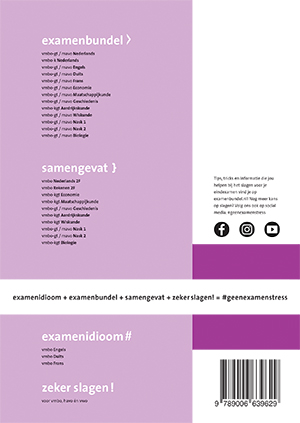 Achterkant van vmbo-gt/mavo Biologie 2022/2023
