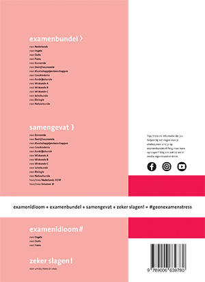 Achterkant van Examenbundel vwo Duits 2022/2023