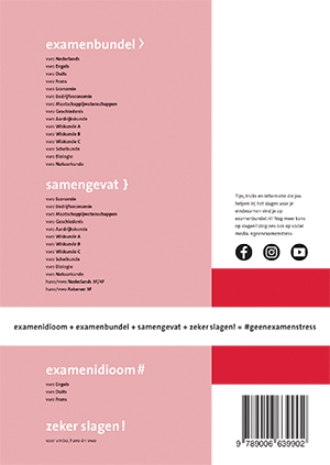 Achterkant van vwo Wiskunde A 2022/2023