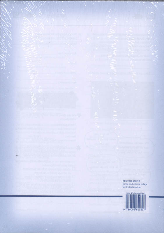 Achterkant van Speurtocht groep 8 Toetsboek(set a 5 ex)
