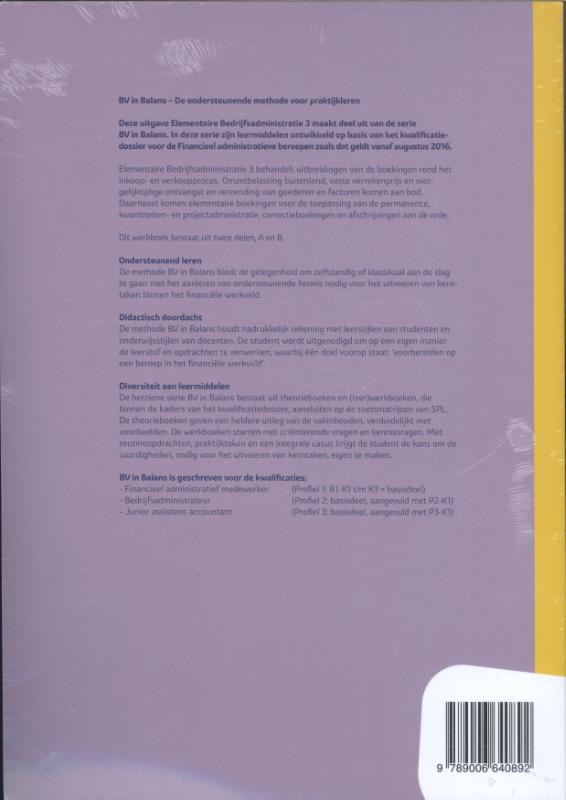 Achterkant van Werkboek