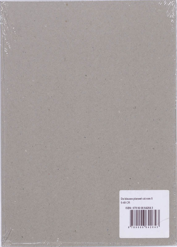Achterkant van De blauwe planeet 2e druk cd-rom 5 (1-49 lln)