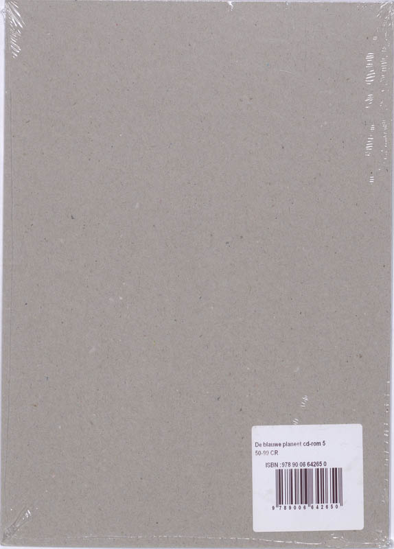Achterkant van De blauwe planeet 2e druk cd-rom 5 (50-99 lln)