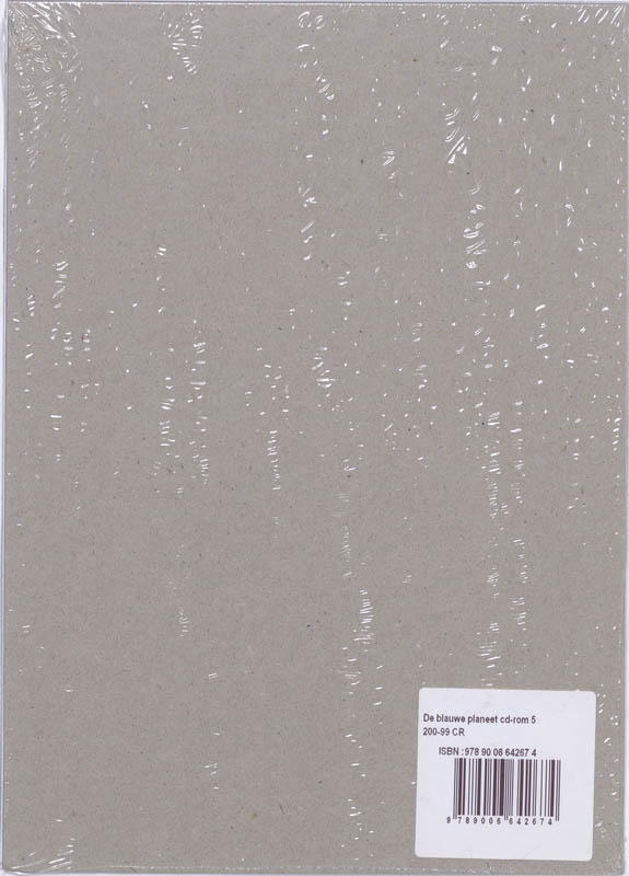 Achterkant van De blauwe planeet 2e druk cd-rom 5 (200-299 lln)