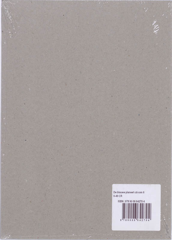 Achterkant van De blauwe planeet 2e druk cd-rom 6 (1-49 lln)