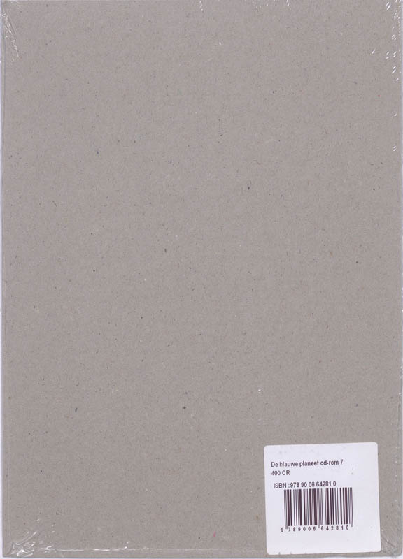 Achterkant van De blauwe planeet 2e druk cd-rom 7 (>400 lln)