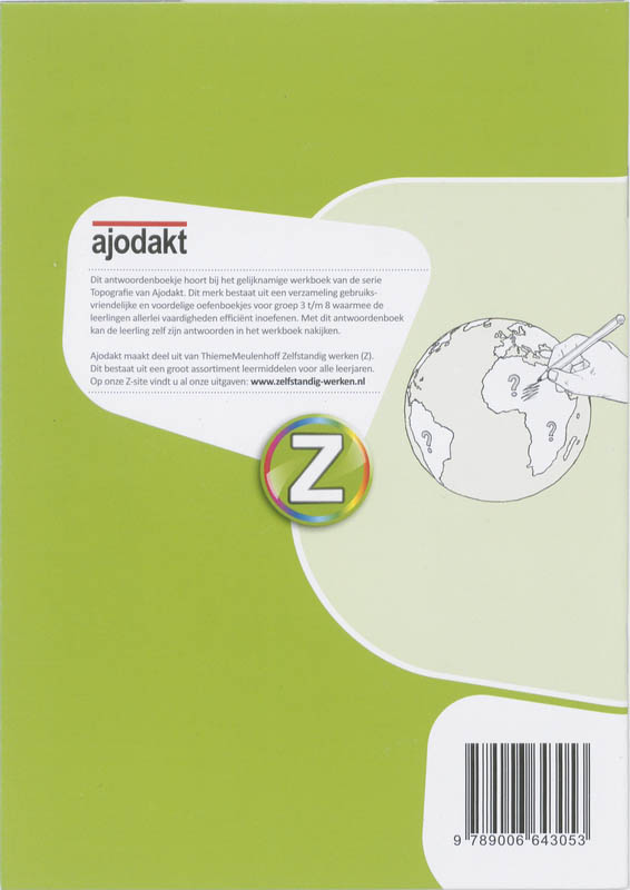 Achterkant van Ajodakt, Topografie, Wereld, Antwoorden groep 8