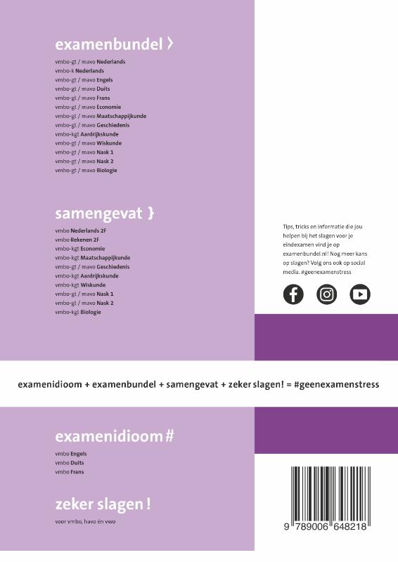 Achterkant van vmbo-gt/mavo Maatschappijkunde 2023/2024
