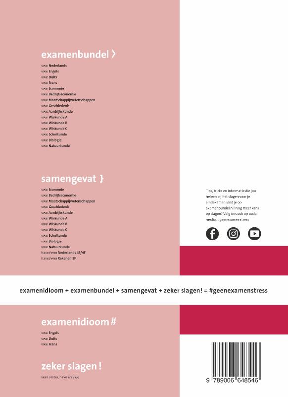 Achterkant van vwo Engels 2023/2024