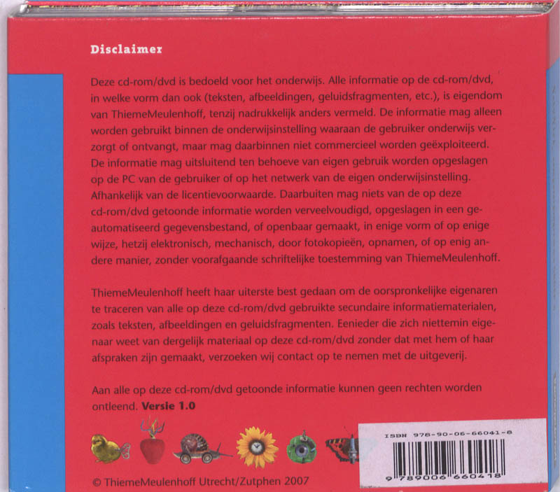 Achterkant van Natuniek 6 CD-ROM ( 50- 99)