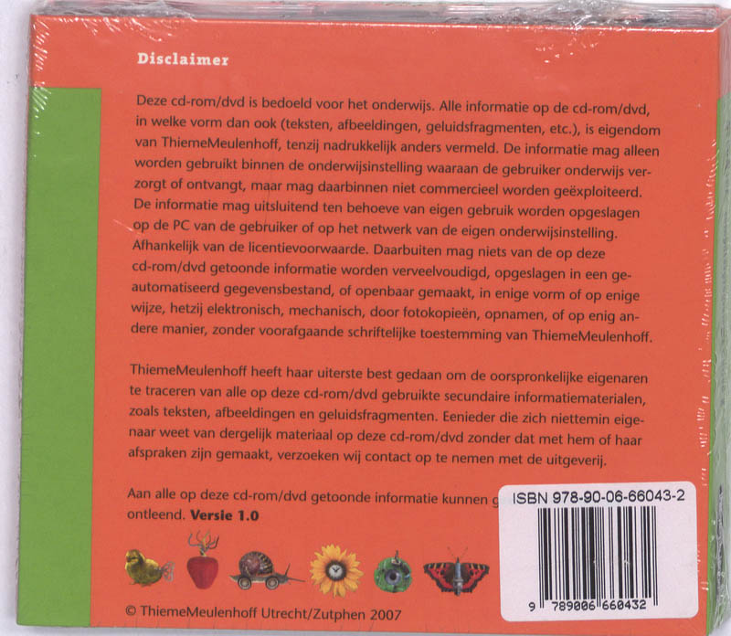 Achterkant van Natuniek 8 CD-ROM ( 0- 49)