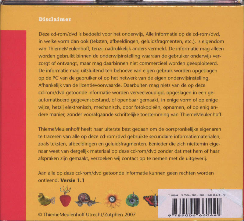 Achterkant van Natuniek 5 CD-ROM ( 0- 49)