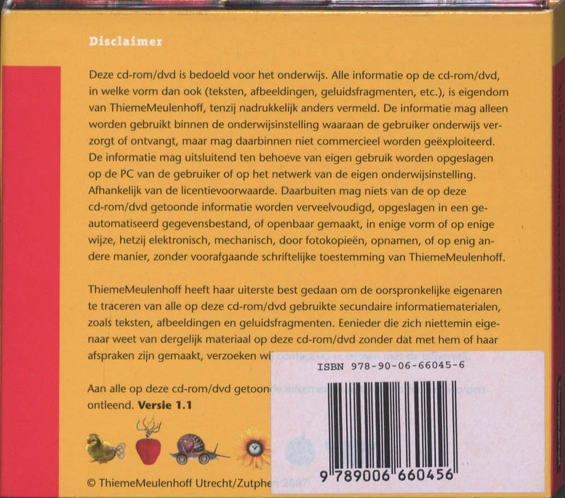 Achterkant van Natuniek 5 CD-ROM ( 50- 99)