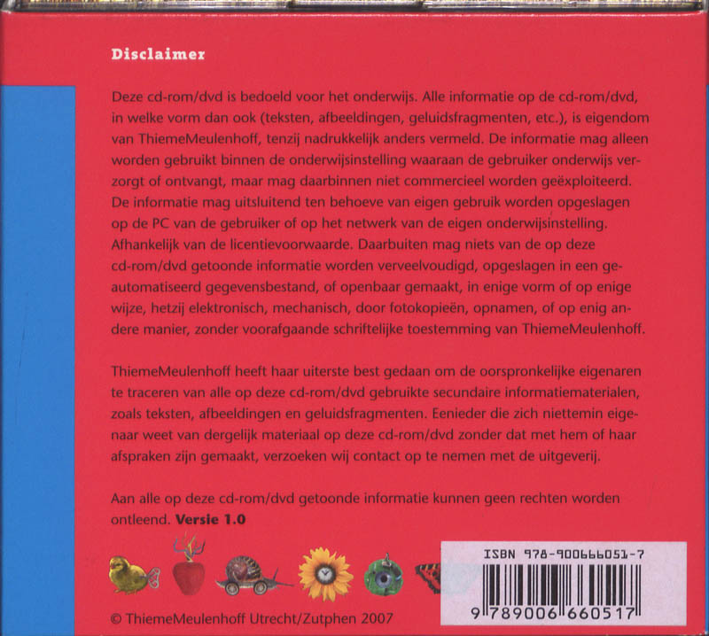Achterkant van Natuniek 6 CD-ROM (200-299)