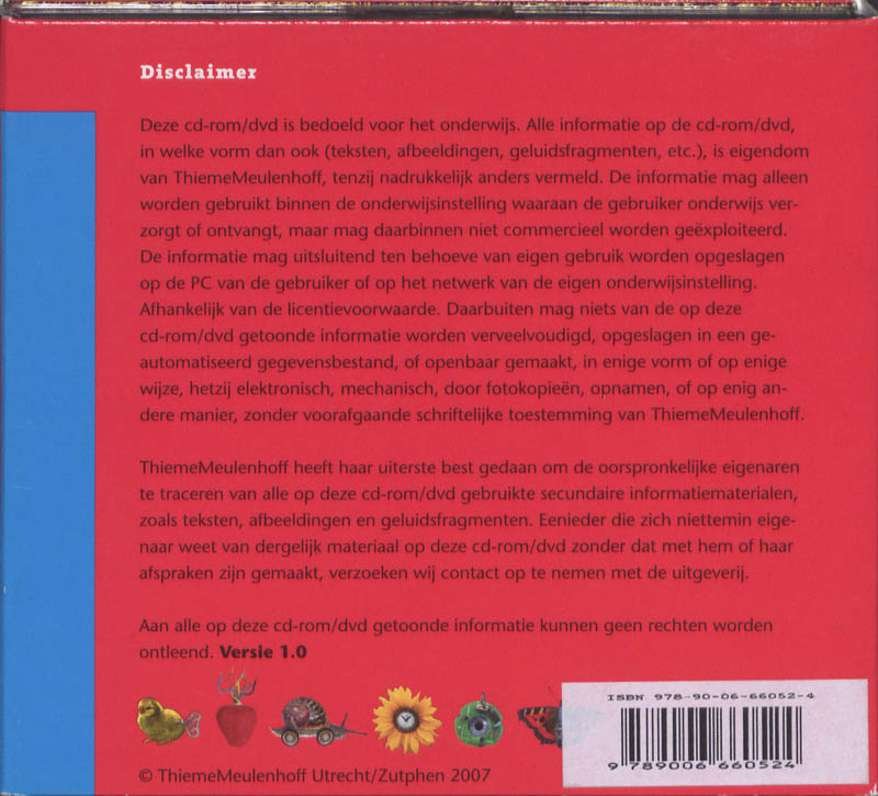 Achterkant van Natuniek 6 CD-ROM (300-399)