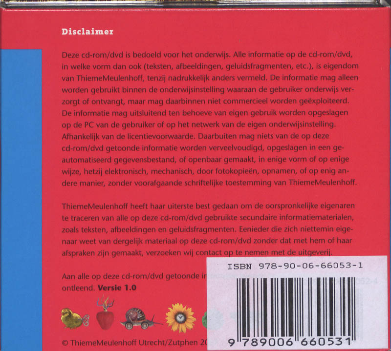 Achterkant van Natuniek 6 CD-ROM ( >-400)