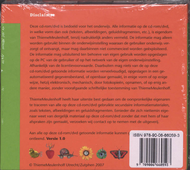Achterkant van Natuniek 8 CD-ROM ( 50- 99)