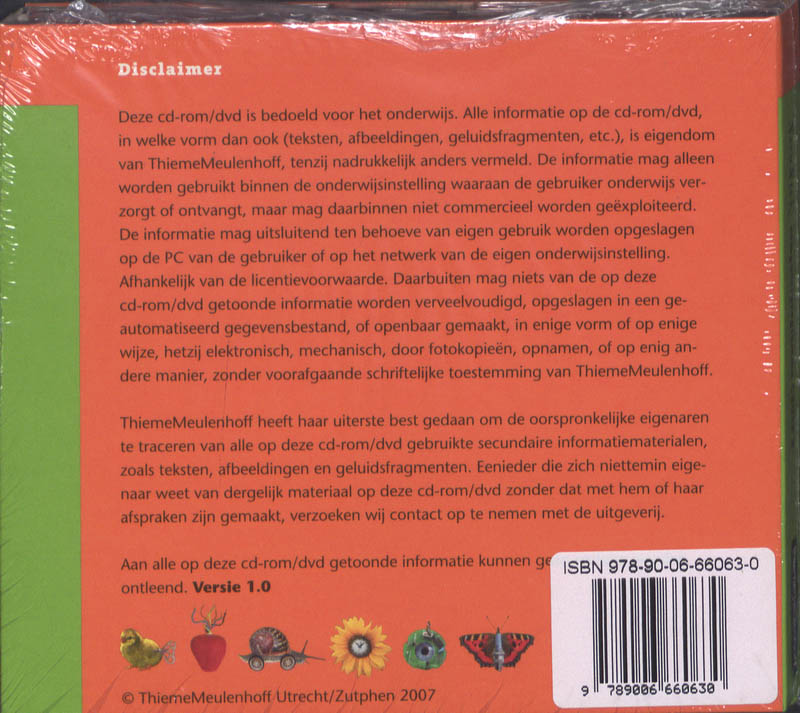 Achterkant van Natuniek 8 CD-ROM ( >-400)