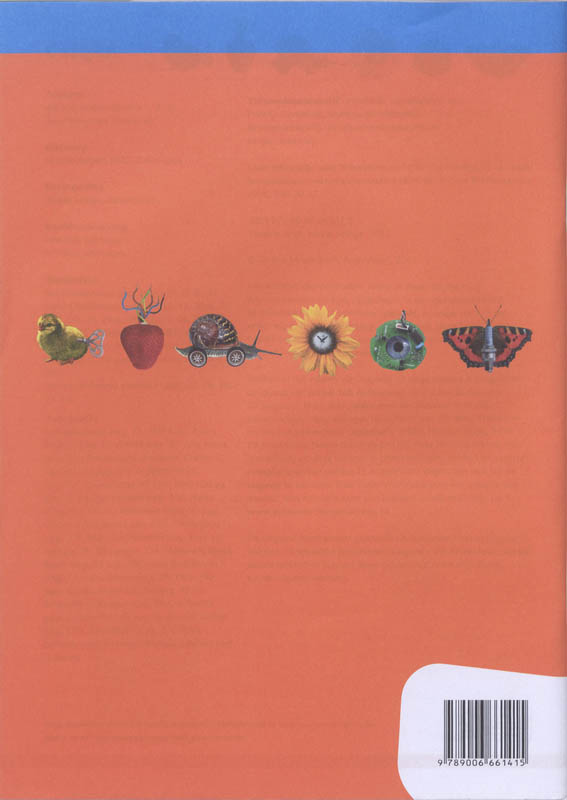 Achterkant van antwoordenboek