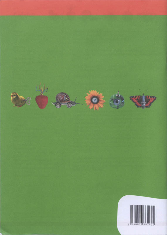 Achterkant van antwoordenboek