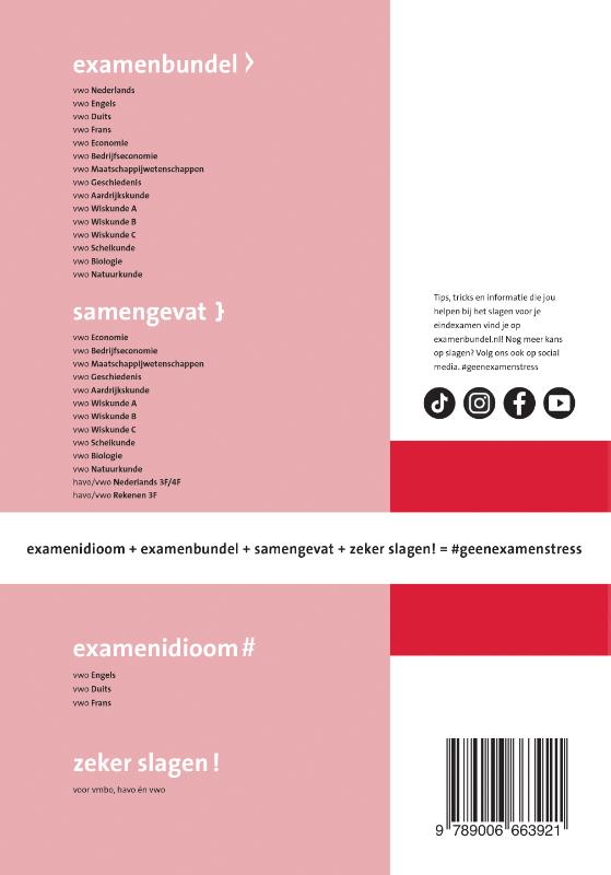 Achterkant van vwo Natuurkunde