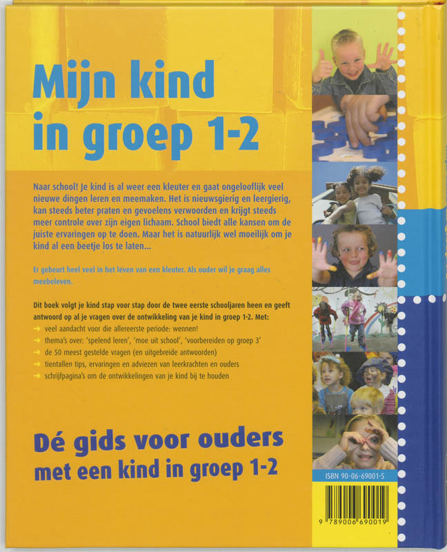 Achterkant van Mijn kind in groep 1 en 2