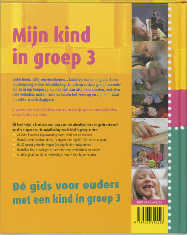 Achterkant van Mijn kind in groep 3