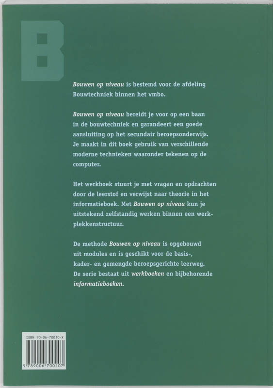 Achterkant van Informatieboek