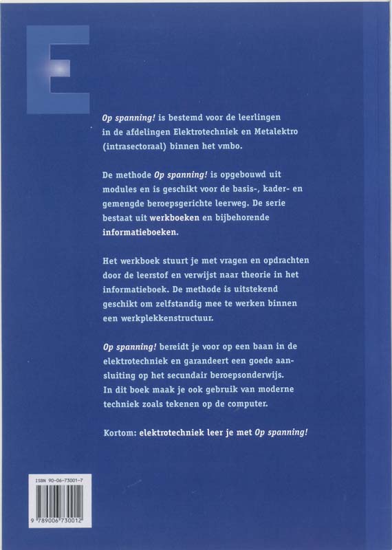 Achterkant van Informatieboek 1