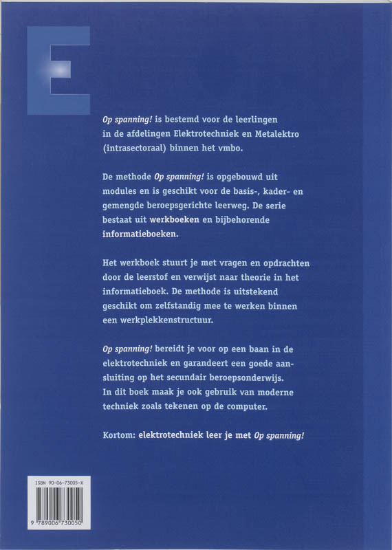 Achterkant van Informatieboek