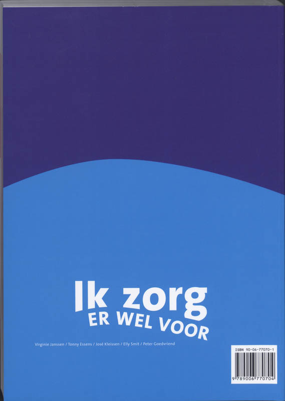 Achterkant van Ik zorg er wel voor Bronnenboek Lodenstein ed.